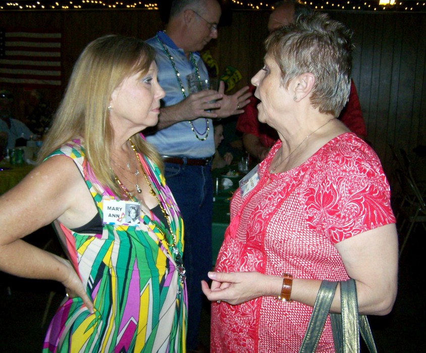 Mary Ann White Besher and Sandy Ellis